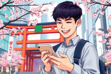 スマートフォンアプリでデジタルローン申請を行うシーン