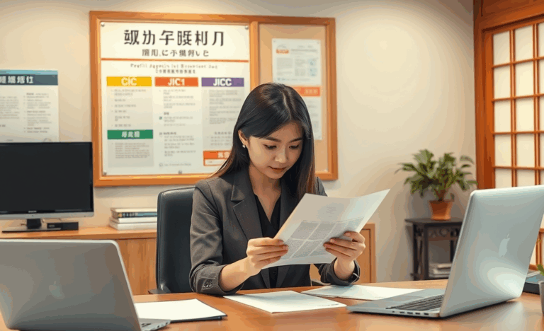 日本で合法的にクレジットを取得する方法を示すグラフィック