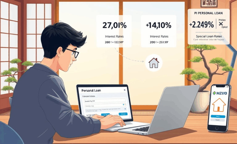 みずほ銀行の個人ローンの仕組みを解説するイメージ画像
