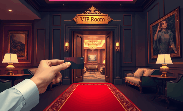 VIPルームへのアクセスを示すカードの画像